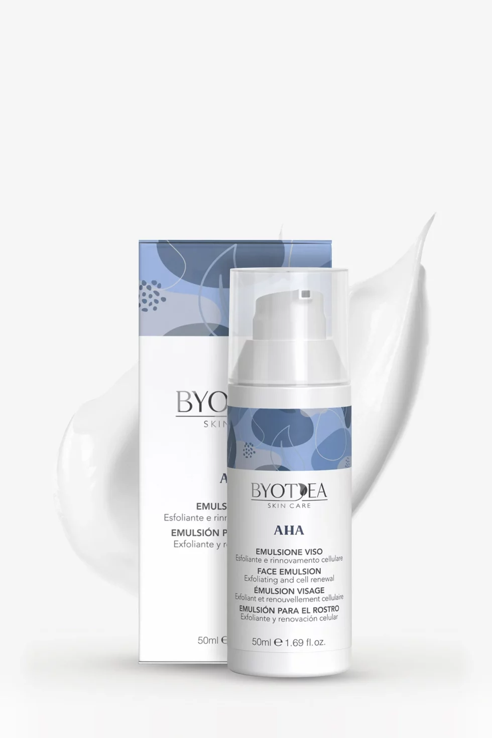 Byotea Skin Care AHA Emulsione Rivitalizzante Esfoliante e Rinnovante 50ml