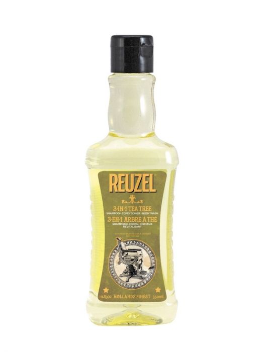 REUZEL 3 IN 1 TEA TREE SHAMPOO, CONDITIONER & BODY WASH