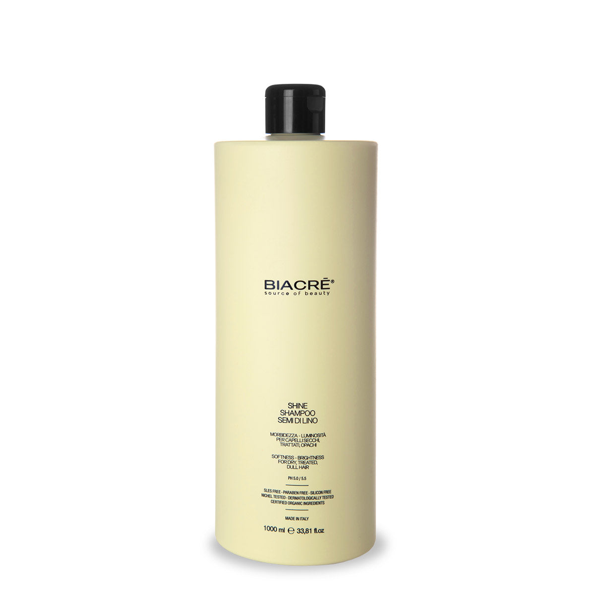 BIACRE' SHINE SHAMPOO SEMI DI LINO